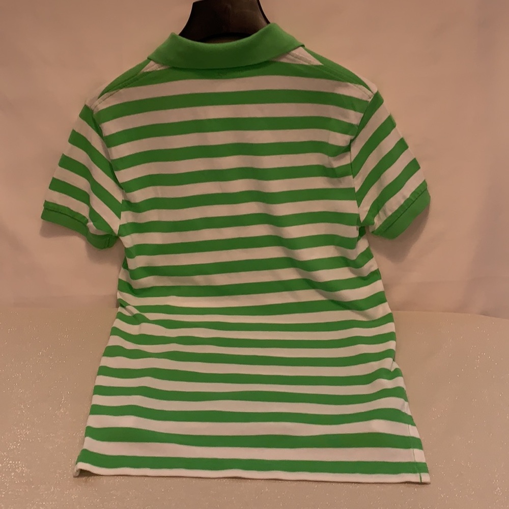 NWT Green Striped Polo Shirt - Picture 3 of 13